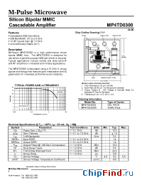 Datasheet MP4TD0300W manufacturer M-pulse
