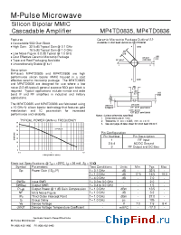 Datasheet MP4TD0835T manufacturer M-pulse