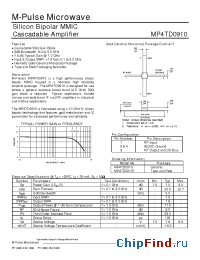 Datasheet MP4TD0910 manufacturer M-pulse
