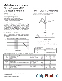 Datasheet MP4TD0935 manufacturer M-pulse