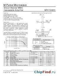 Datasheet MP4TD0970 manufacturer M-pulse