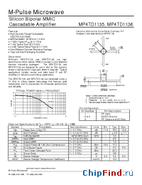 Datasheet MP4TD1135 manufacturer M-pulse