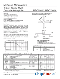 Datasheet MP4TD4136 manufacturer M-pulse