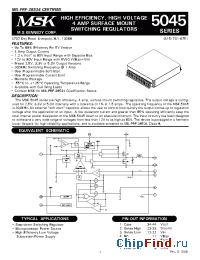 Datasheet MSK5045-5.0EG manufacturer M.S. Kennedy
