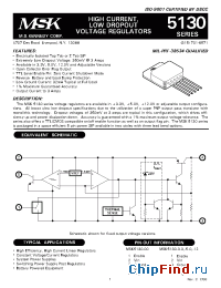 Datasheet MSK5130-00BTD manufacturer M.S. Kennedy