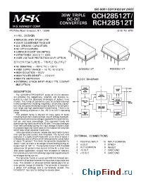 Datasheet QCH28512TH manufacturer M.S. Kennedy