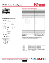 Datasheet ATSM-49 manufacturer MtronPTI