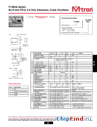 Datasheet F1400A manufacturer MtronPTI