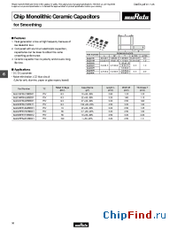 Datasheet GJ232RF52A105ZD01 manufacturer Murata