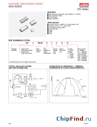Datasheet SAFC1842.5A70STC manufacturer Murata