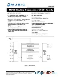 Datasheet MU9C4K64-50TDC manufacturer Music
