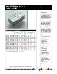 Datasheet NMA-2002 manufacturer Micronetics Wireless