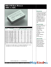 Datasheet NMA-2104 manufacturer Micronetics Wireless