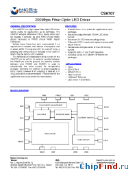 Datasheet CS6707N manufacturer Myson