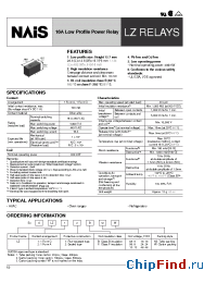 Datasheet ALZ11B09 manufacturer Nais