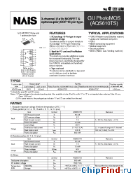 Datasheet AQS610TSX manufacturer Nais