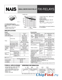 Datasheet ARX1024 manufacturer Nais