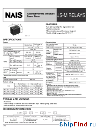 Datasheet JSM1F-9V-5 manufacturer Nais