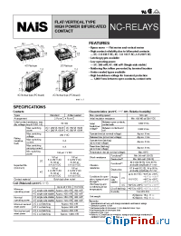 Datasheet NC2D-DC12V manufacturer Nais