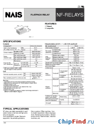 Datasheet NF2EB-12V manufacturer Nais