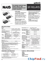 Datasheet SF2 manufacturer Nais