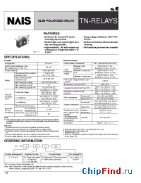 Datasheet TN2-L-12V manufacturer Nais