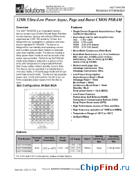 Datasheet N32T1618CBBZ manufacturer NanoAmp
