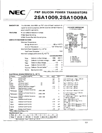 Datasheet 2SA1009A manufacturer NEC