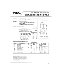 Datasheet 2SA1376A manufacturer NEC