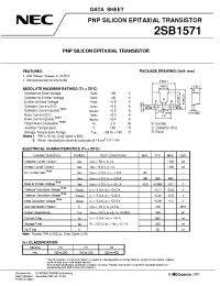 Datasheet 2SB1571 manufacturer NEC