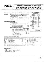 Datasheet 2SC2690 manufacturer NEC