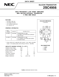 Datasheet 2SC4956-T1 manufacturer NEC