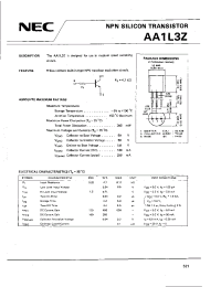 Datasheet AA1L3Z manufacturer NEC