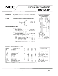 Datasheet BN1A4P manufacturer NEC