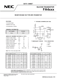 Datasheet FA4A4L manufacturer NEC