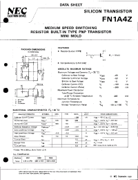 Datasheet FN1L4Z manufacturer NEC