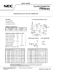 Datasheet FN4A4M manufacturer NEC