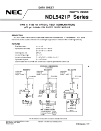Datasheet NDL5421P manufacturer NEC