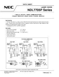 Datasheet NDL7705P2D manufacturer NEC
