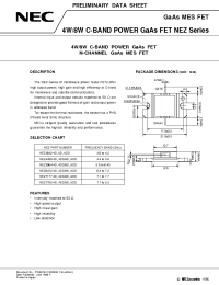 Datasheet NEZ5964-4D manufacturer NEC