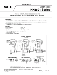 Datasheet NX8501AG-CA manufacturer NEC