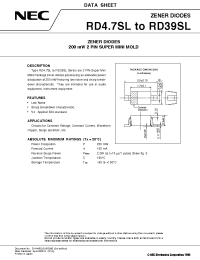 Datasheet RD15SL manufacturer NEC