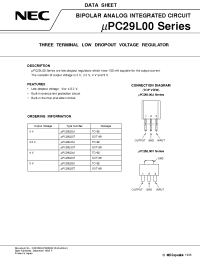 Datasheet UPC29L33 manufacturer NEC