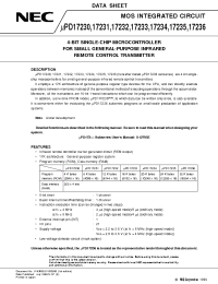 Datasheet UPD17234 manufacturer NEC
