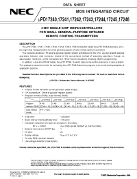 Datasheet UPD17245MC-xxx-5A4 manufacturer NEC