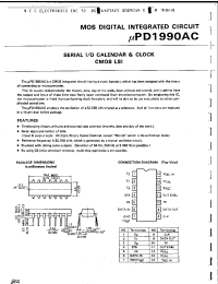Datasheet UPD1990AC manufacturer NEC