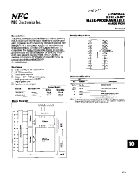 Datasheet UPD2364A manufacturer NEC