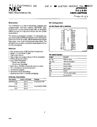 Datasheet UPD28C04C-20 manufacturer NEC
