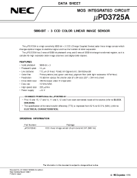 Datasheet UPD3725A manufacturer NEC