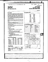 Datasheet UPD43256-10 manufacturer NEC